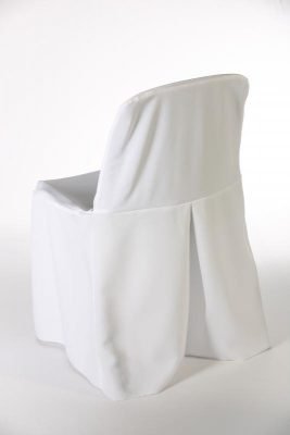 Location Housse de chaise carré large en coton et polyester