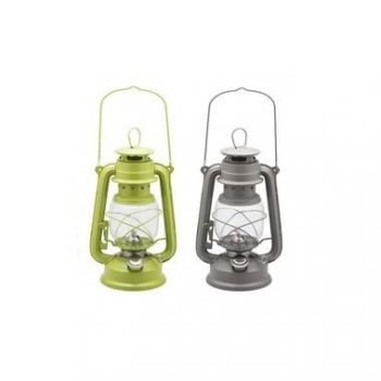 Lampe Tempete Retro Led Vert Gris