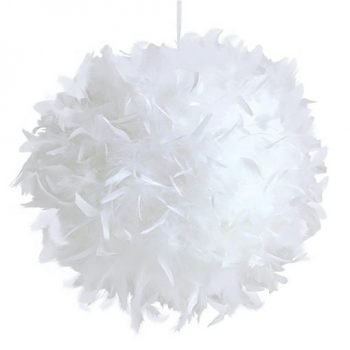 Location Boule De Plumes Blanches Decoration Plafont Suspentions Deco Mariage Salle De Mariage Boules Plume
