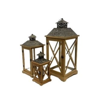 lanterne en bois
