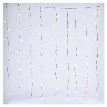Rideau Lumineux Led Usage Int Ext Blanc Chaud Et Froid