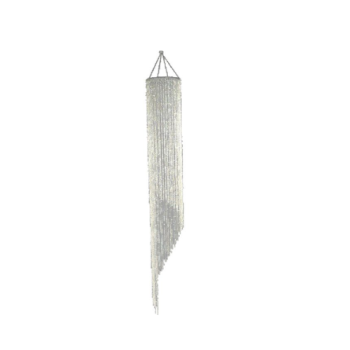 lustre avec pampilles h 210cm
