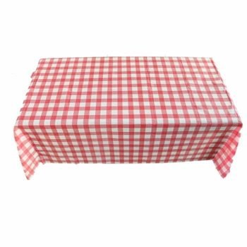 Nappe Vichy Rouge Coton Exterieur Picnic
