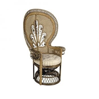 Fauteuil Emmanuelle En Rotin Teinté