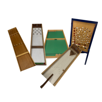 pack de 5 jeux en bois