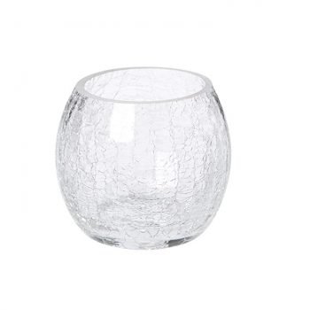 Photophore Verre Craquele