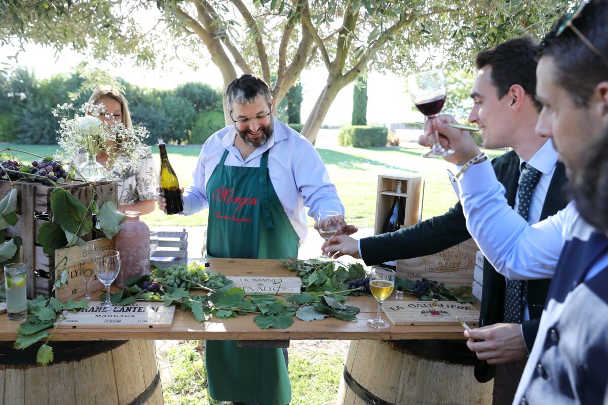 mariage a & j domaine des moures decoration pink event location mobilier (7)