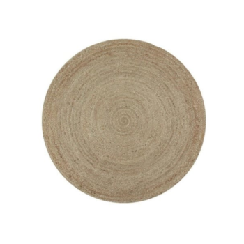 tapis rond tresse