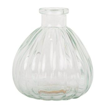 bougeoir gloriette verre ambré