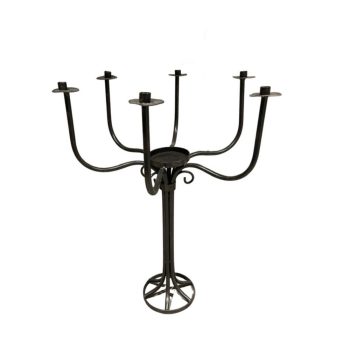 candélabre en fer forgé