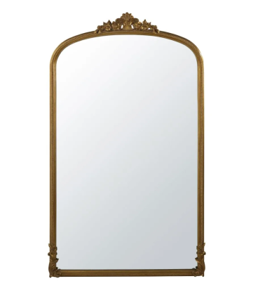 Location Miroir à moulures dorées