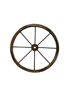 Location Roue en bois champêtre