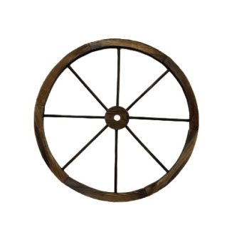roue en bois champêtre