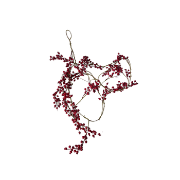 guirlande de houx rouge