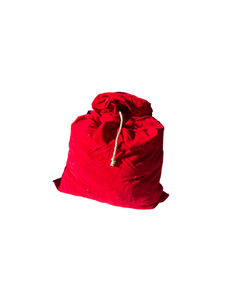 hotte père noël rouge