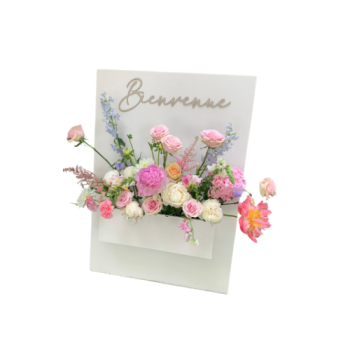 panneau de bienvenue jardin