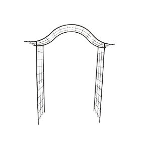 Arche arrondie en fer forgé, en location chez Pink Event