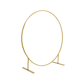 Arche ronde gold, en location chez Pink Event