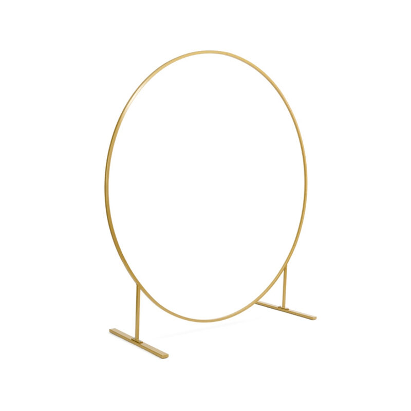 Arche ronde gold, en location chez Pink Event