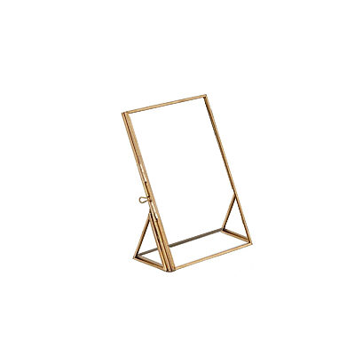 Location Cadre transparent contour doré