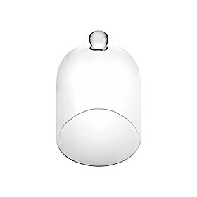 Cloche en verre, en location chez Pink Event