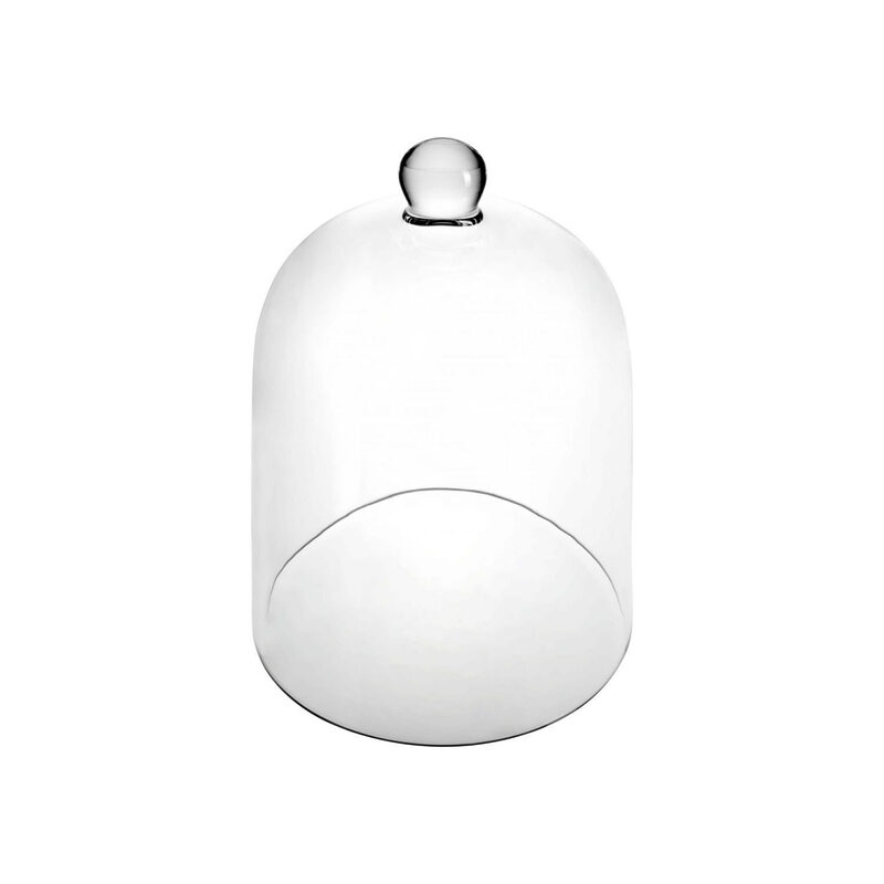 Cloche en verre, en location chez Pink Event
