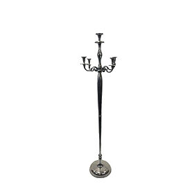 Grand chandelier argenté 150cm, en location chez Pink Event