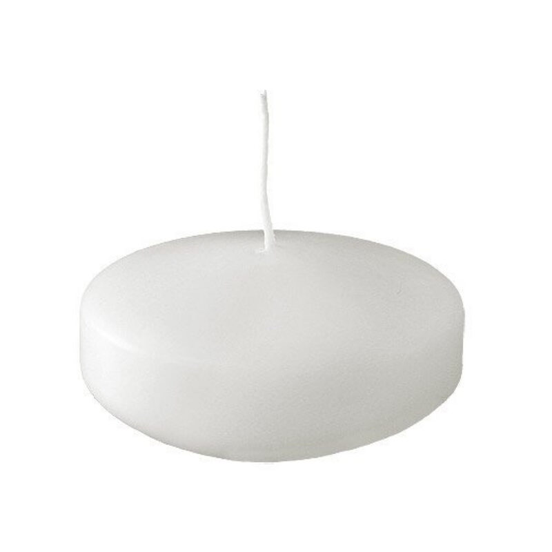 Grande bougie flottante 8cm, en location chez Pink Event