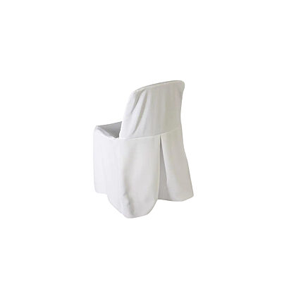 Location Housse de chaise carré en coton et polyester