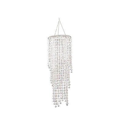 Location Lustre avec pampilles H 62cm