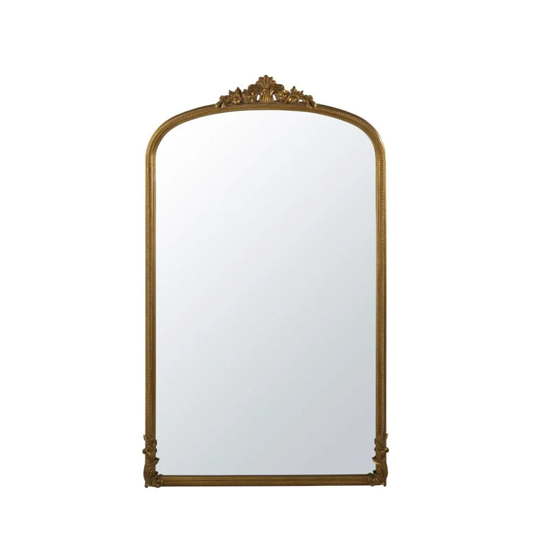 Miroir doré, en location chez Pink Event