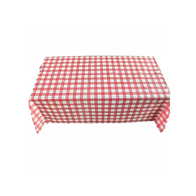 Nappe à carreaux rouge et blanc vichy picnic, en location chez Pink Event