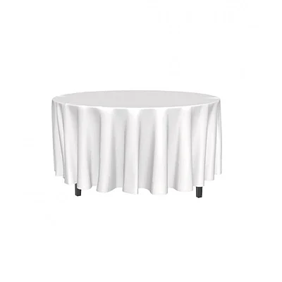 Location Nappe ronde en tissu blanc