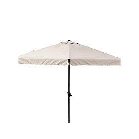 Parasol taupe, en location chez Pink Event