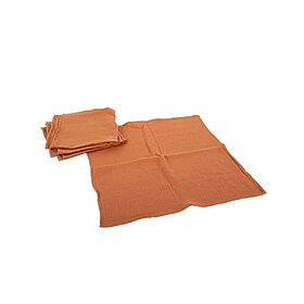 Serviette Gaze de Coton Terracotta, en location chez Pink Event