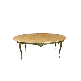 Table basse en marbre vintage, en location chez Pink Event