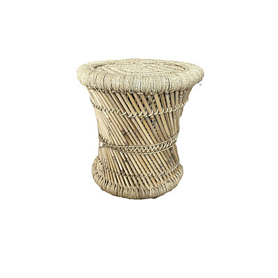 Location Tabouret en bambou et jute