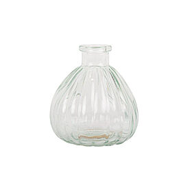 Vase Antoinette verre boule retro, en location chez Pink Event
