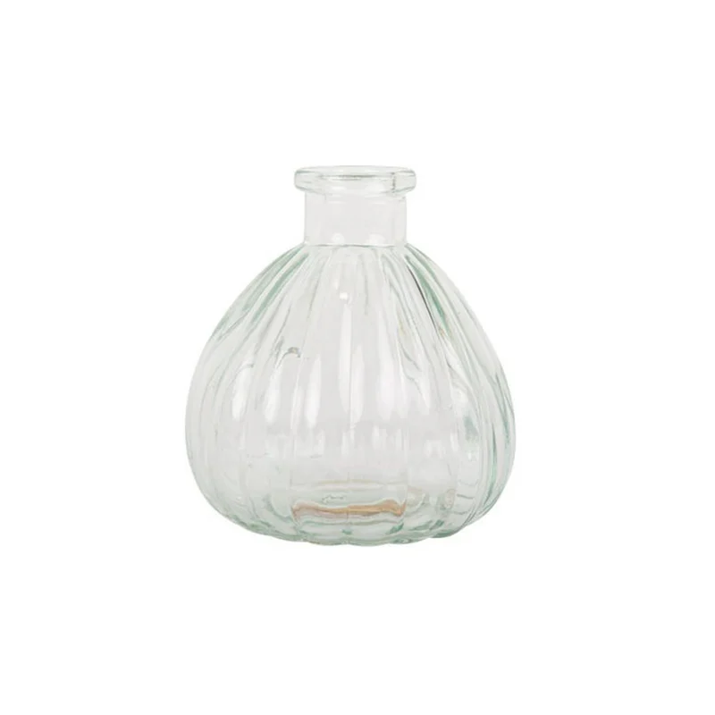 Vase Antoinette verre boule retro, en location chez Pink Event