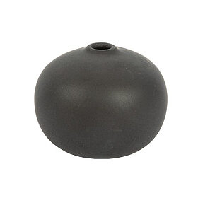 Vase Histor en Céramique Noir, en location chez Pink Event