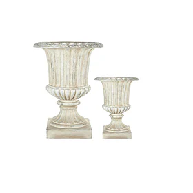 Vase Médicis blanc, en location chez Pink Event