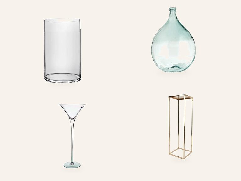 Vases et contenants : quelques articles de la catégorie, en location chez Pink Event