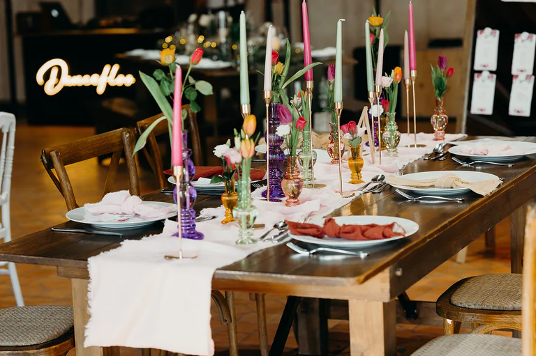 Table colorée